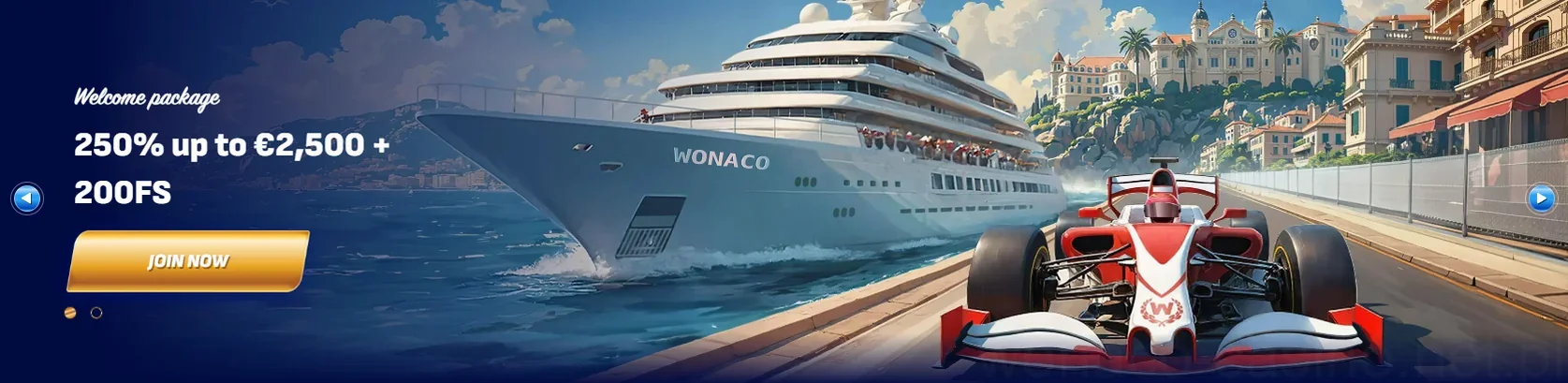 Wonaco Casino Bonus Powitalny